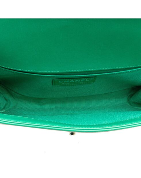 Bolso infantil verde con solapa - 25x15x7 cm - Muy buen estado