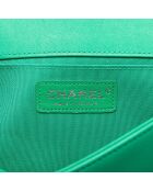 Grüne Jungentasche mit Klappe - 25x15x7 cm - Sehr guter Zustand