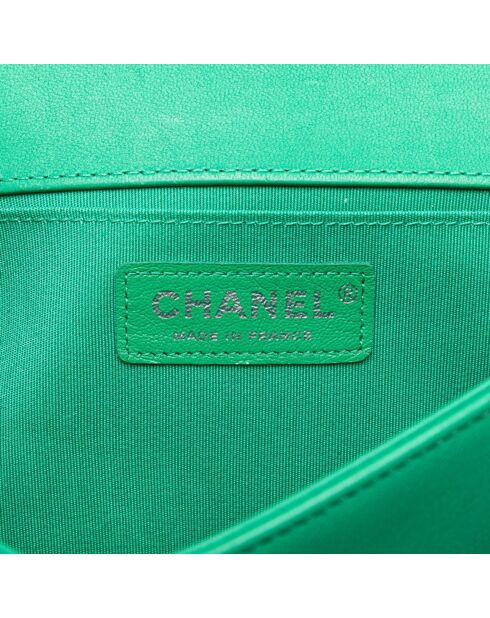 Bolso infantil verde con solapa - 25x15x7 cm - Muy buen estado