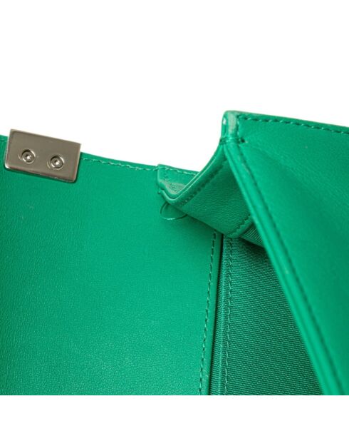 Grüne Jungentasche mit Klappe - 25x15x7 cm - Sehr guter Zustand