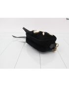 GG Marmont Zwarte tas met klep - 14x6x20 cm - Goede staat