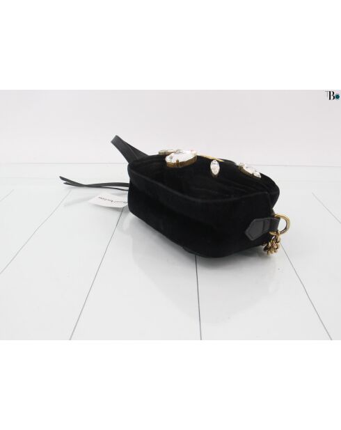 GG Marmont Zwarte tas met klep - 14x6x20 cm - Goede staat