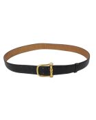 Ceinture à boucle Noire - Etat Correct