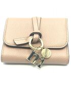 Beigefarbene Brieftasche mit dreifach gefaltetem Alphabet - 11x 9 - Sehr guter Zustand