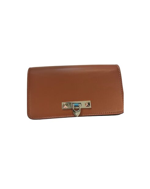 Rockstud Brown Klappentasche - 20x11x5 cm - Neuwertiger Zustand