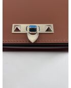 Rockstud Brown Klappentasche - 20x11x5 cm - Neuwertiger Zustand