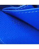 Blaue flache Geldbörse - Sehr guter Zustand