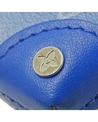 Blaue flache Geldbörse - Sehr guter Zustand