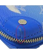 Blaue flache Geldbörse - Sehr guter Zustand