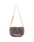 Menilmontant braune Handtasche - 39x8x26 cm - Guter Zustand