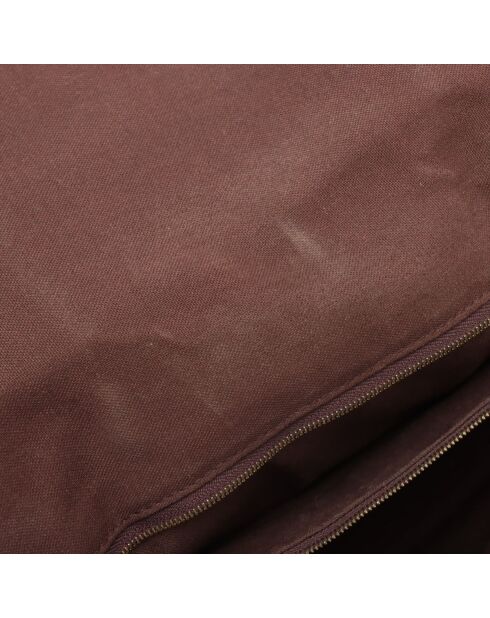 Menilmontant braune Handtasche - 39x8x26 cm - Guter Zustand