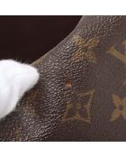 Menilmontant braune Handtasche - 39x8x26 cm - Guter Zustand