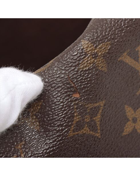 Menilmontant braune Handtasche - 39x8x26 cm - Guter Zustand