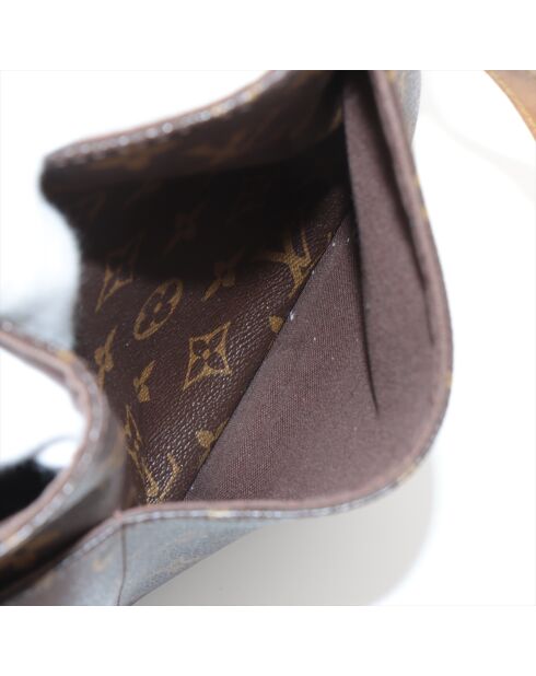 Menilmontant braune Handtasche - 39x8x26 cm - Guter Zustand