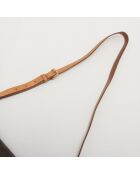 Menilmontant braune Handtasche - 39x8x26 cm - Guter Zustand