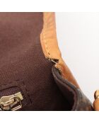 Menilmontant braune Handtasche - 39x8x26 cm - Guter Zustand