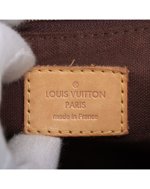 Menilmontant braune Handtasche - 39x8x26 cm - Guter Zustand