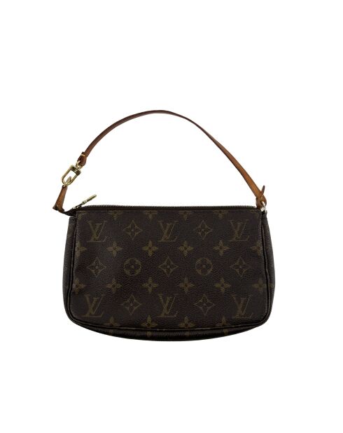 nm Braune Zubehörtasche - 13,3x4x23 cm - Sehr guter Zustand