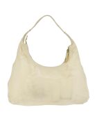Beige Hobo schoudertas met ritssluiting - 38x24x24 cm - Goede staat