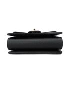 Sac matelassé cuir noir - 18x8x14 cm - Excellent état