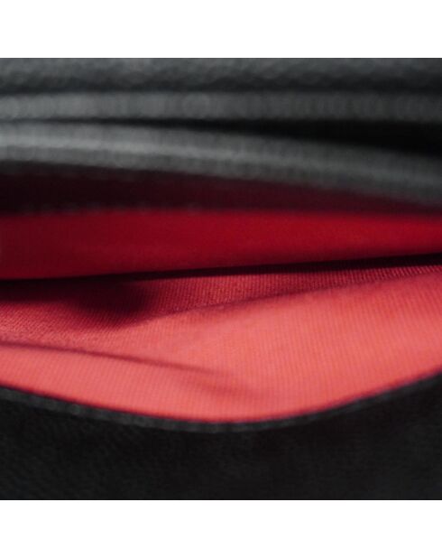 Sac matelassé cuir noir - 18x8x14 cm - Excellent état