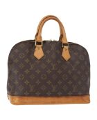 Alma braune Handtasche - 31x24x17 cm - Guter Zustand