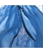 Vintage-Umhängetasche mit CD-Klappe Schwarz/Marineblau - 36x7x27 cm - Guter Zustand