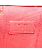 Vanity case classique avec chaîne Rouge - 10x9x7 cm - Très bon état