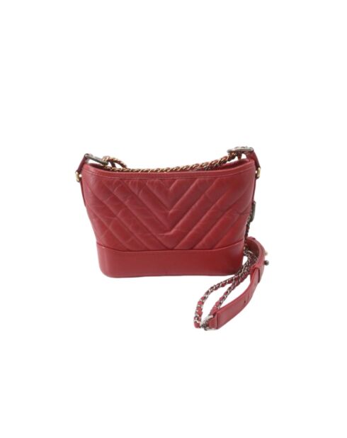 Bolso vagabundo Gabrielle So Black Bordeaux, 15 x 8 x 20 cm, en buen estado