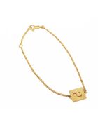 Bracelet à breloques Triomphe vintage doré - Très bon état