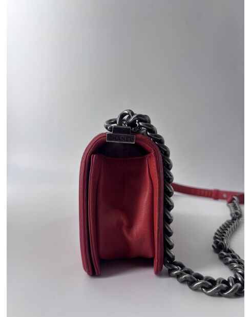 Sac Stitch Boy à rabat Rouge - 6x20x12.5 cm - Très bon état