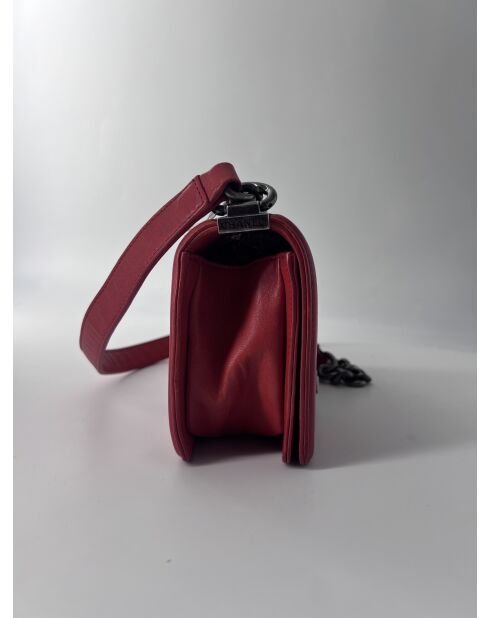 Sac Stitch Boy à rabat Rouge - 6x20x12.5 cm - Très bon état