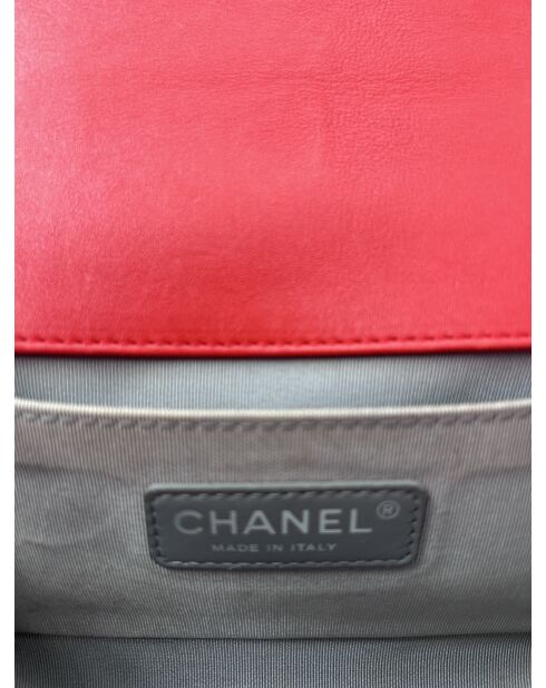 Sac Stitch Boy à rabat Rouge - 6x20x12.5 cm - Très bon état