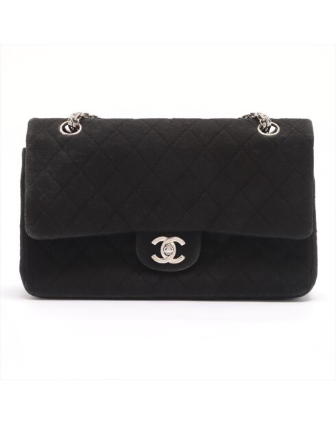 Timeless - Klassieke tas met dubbele klep Zwart - 6x15x26 cm - Goede conditie