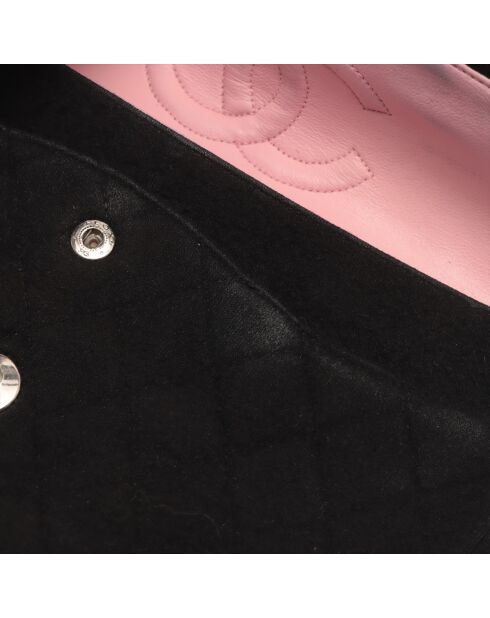 Timeless - Klassieke tas met dubbele klep Zwart - 6x15x26 cm - Goede conditie