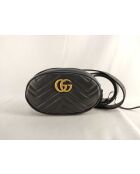 Sac Gucci Marmont Noir - 18x4x11 cm - Bon état