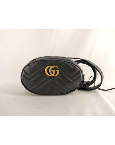 Sac Gucci Marmont Noir - 18x4x11 cm - Bon état