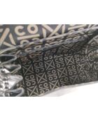 Vintage tas met vierkante klep, heruitgave, zwart - 8x17x28 cm - Goede conditie