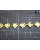 Goldenes CC Link Manschettenarmband - 21 cm - Guter Zustand