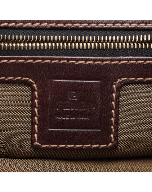 Zucca Brown Vintage-Handtasche - 28x21x12 cm - Guter Zustand