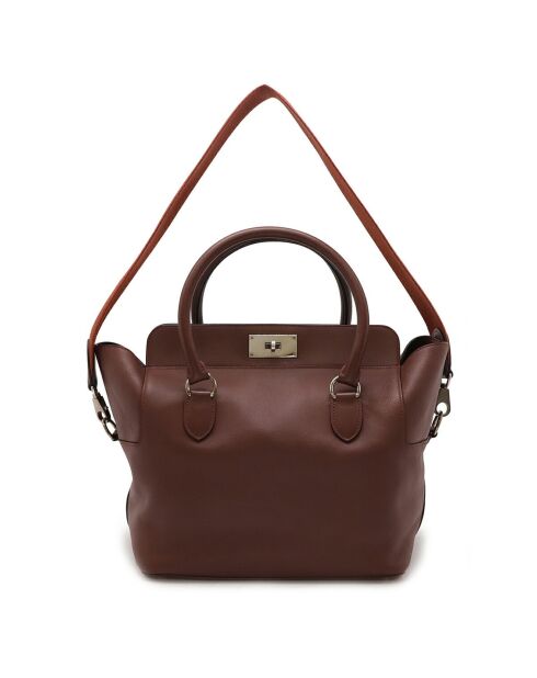 Cabas Saffiano Rouge - 32x28x15 cm - Bon état