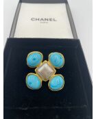 Boucles d'oreilles bleues Bleu - Bon état