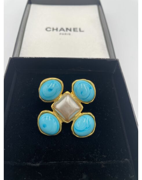 Boucles d'oreilles bleues Bleu - Bon état