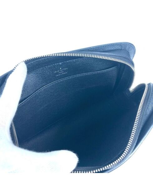 Taiga Black Geldbörse mit Reißverschluss - 4x24x24 cm - Sehr guter Zustand