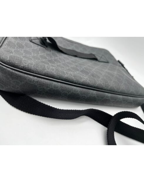 GG Supreme zwarte schoudertas - 4x32x25 cm - Zeer goede staat