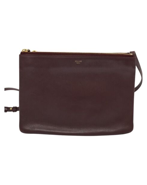 Sac bandoulière Trio Bourgogne - 25x18x3 cm - Bon état