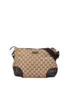 Beigefarbene Umhängetasche mit Fronttasche - 8x20x29 cm - Guter Zustand