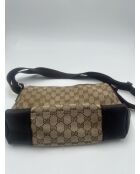 Beigefarbene Umhängetasche mit Fronttasche - 8x20x29 cm - Guter Zustand