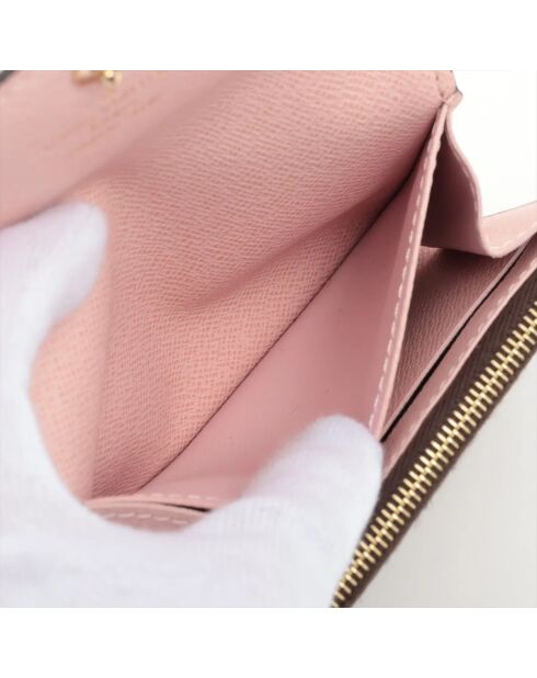 Braune Geldbörse mit Reißverschluss - Sehr guter Zustand