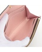 Braune Geldbörse mit Reißverschluss - Sehr guter Zustand